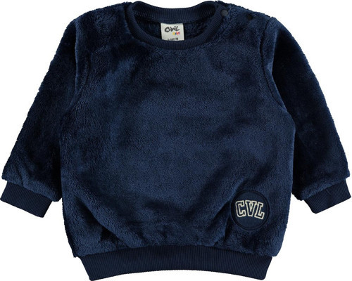 Kız Bebek Sweatshirt 6-18 Ay Lacivert