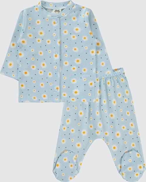 Kız Bebek Pijama Takımı 1-6 Ay Mint