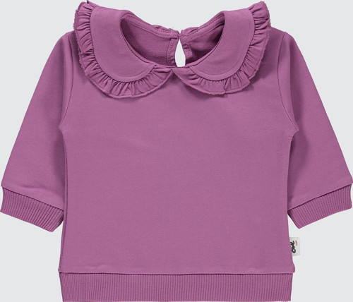 Kız Bebek Sweatshirt 6-18 Ay Leylak