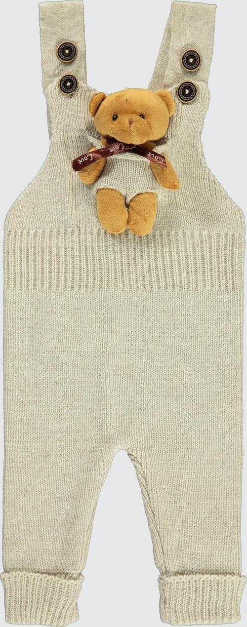 Kız Bebek Salopet 3-18 Ay Bej