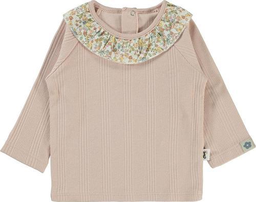 Kız Bebek Sweatshirt 6-18 Ay Pudra