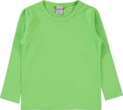 Kız Çocuk Sweatshirt 1-4 Yaş Fıstık Yeşili