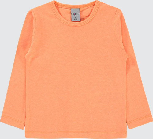 Kız Çocuk Sweatshirt 1-4 Yaş Kayısı Ezmesi
