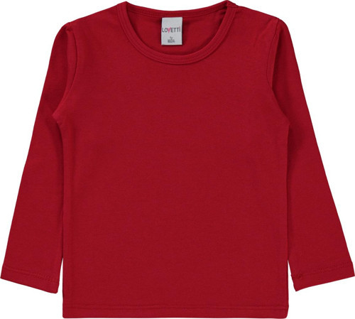 Kız Çocuk Sweatshirt 1-4 Yaş Kırmızı