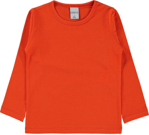 Kız Çocuk Sweatshirt 1-4 Yaş Turuncu