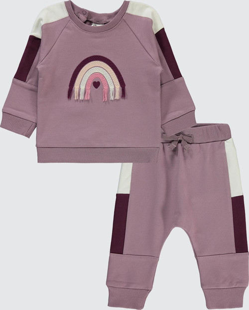 Kız Bebek Takım 6-18 Ay Leylak Lila