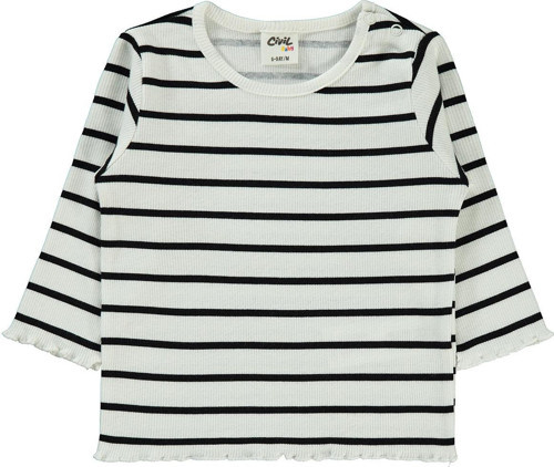 Kız Bebek Sweatshirt 6-18 Ay Siyah