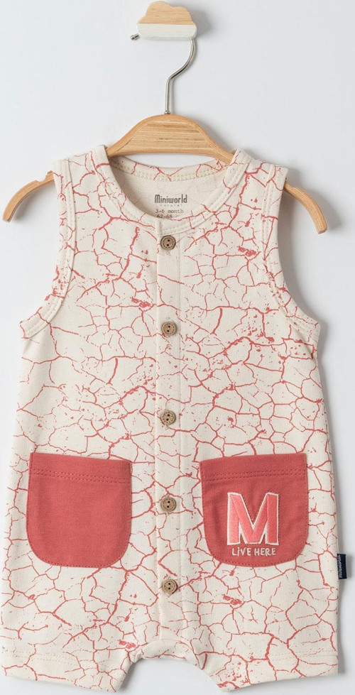 Kız Bebek Patiksiz Tulum 3-12 Ay Soft Bordo