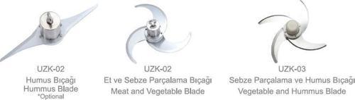 13 Lt Set Üstü Sebze Parçalama ve Humus Makinesi