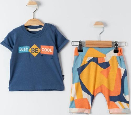 Erkek Bebek Takım 6-18 Ay İndigo