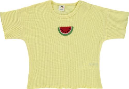 Kız Bebek Tişört 6-18 Ay Sarı