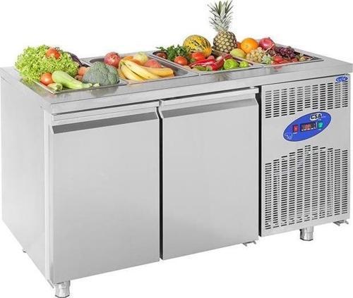 CSA Karacasan  281 Lt İki Kapılı 700'Lük Havuzlu Saladbar Buzdolabı(430 Çelik)
