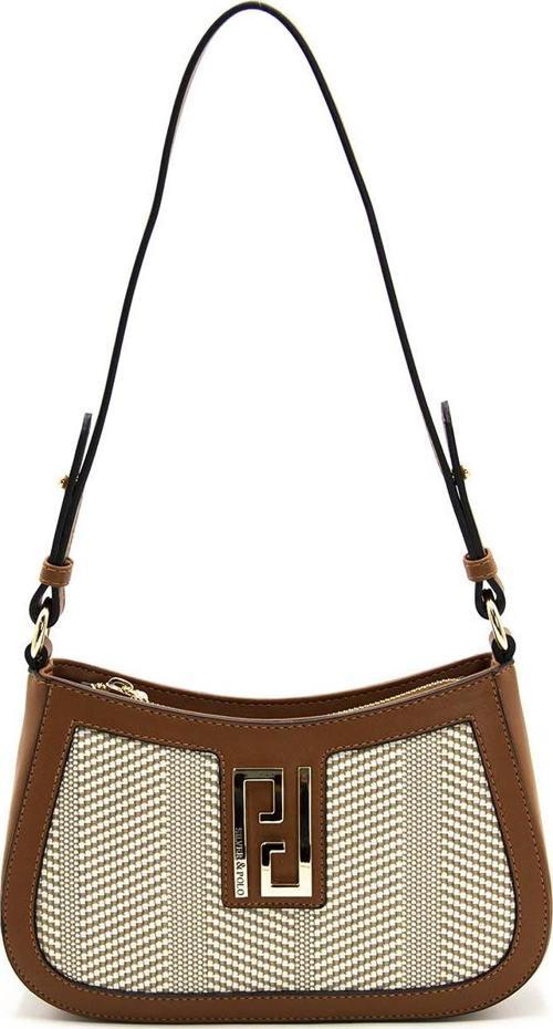 Kadın Çapraz Çanta 1132-44025 Silver Polo  M132 BEJ-MAT TABA