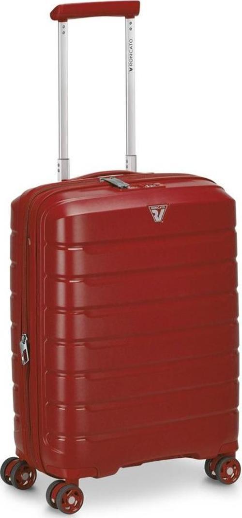 Unisex Valiz 41818309 Roncato B-Flying Carry-On Spinner Expandable 55 Cm Rosso
