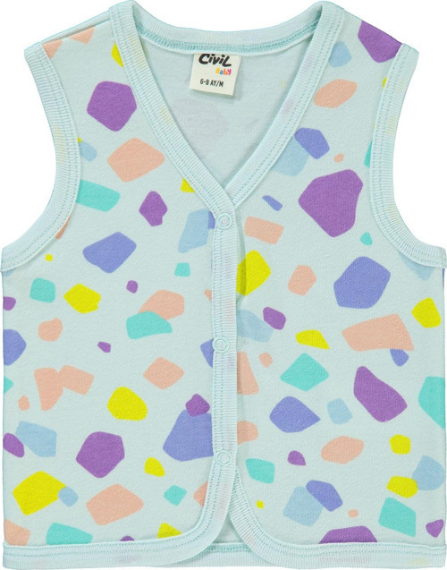 Kız Bebek Yelek 6-18 Ay Mint