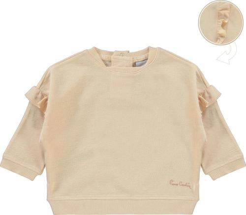 Kız Bebek Sweatshirt 6-18 Ay Pudra