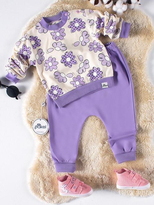 Kız Bebek 2'li Takım 6-18 Ay Lila