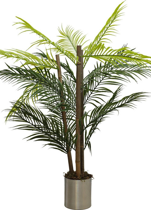 Bambu Çikas 120 Cm Yapay Ağaç 12X12 Metal Saksı