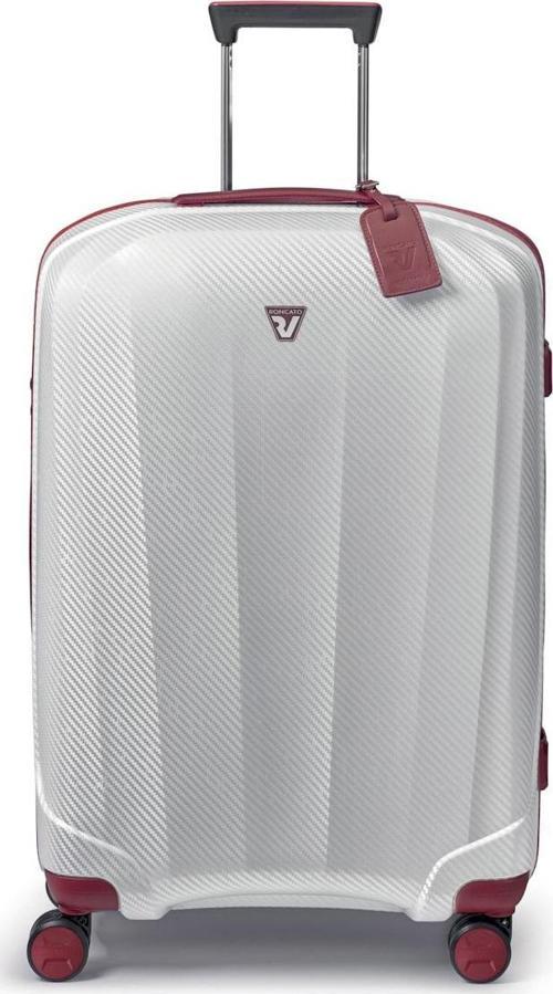 Unisex Valiz 59520930 Roncato Trolley Medıo 4R We Are Glam Rosso/Bıanco