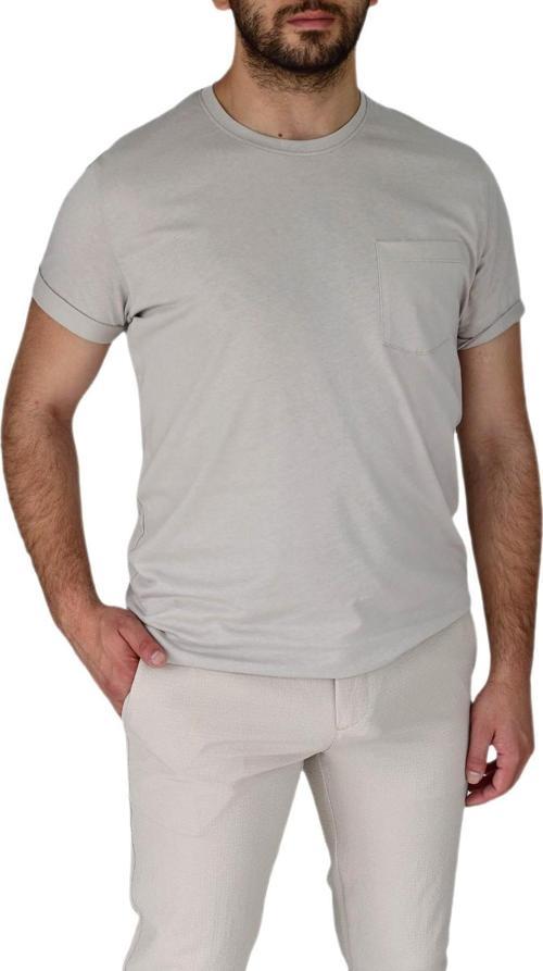 Erkek Sıfır Yaka Cepli Tişört 10400 BGL-ST03794
