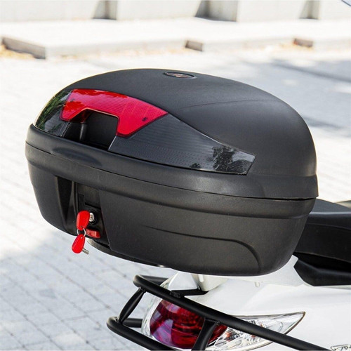 Motor Arka Çanta Bagaj 46 Lt Siyah Baglantı Aparatları