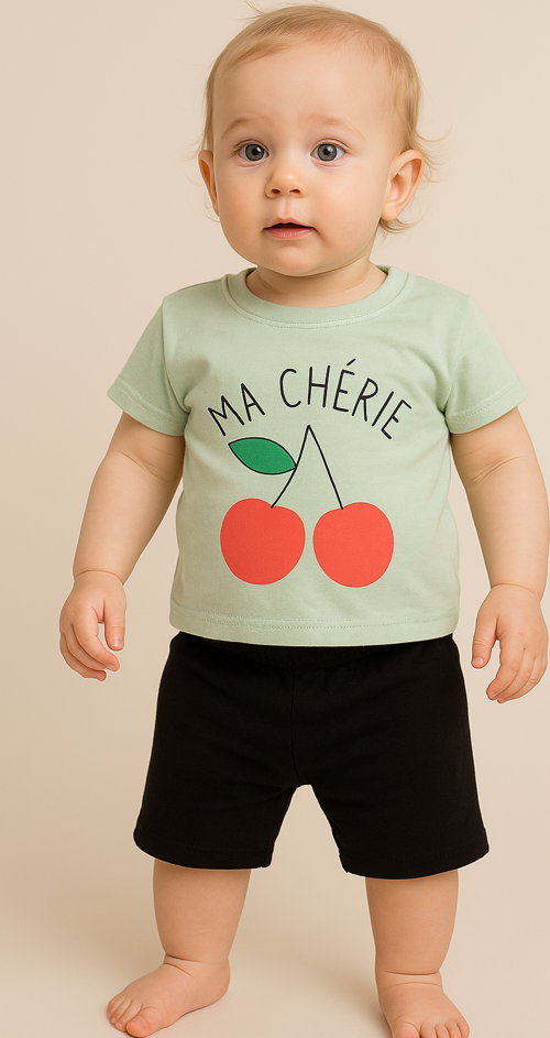 MA CHERIE 2 Lİ KIZ BEBEK TAKIM 4971