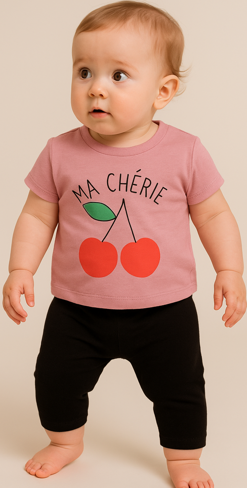 MA CHERIE 2 Lİ KIZ BEBEK TAKIM 4971