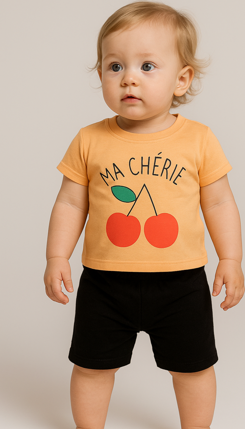 MA CHERIE 2 Lİ KIZ BEBEK TAKIM 4971