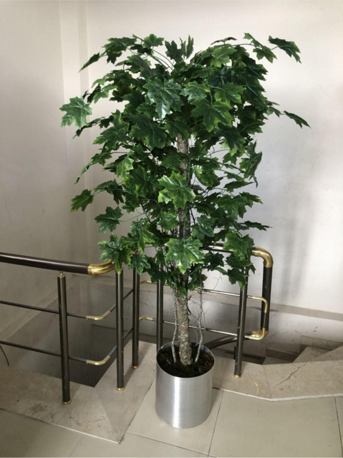 Yapay Ağaç Çınar Ağaç 180 Cm Metal Saksıda