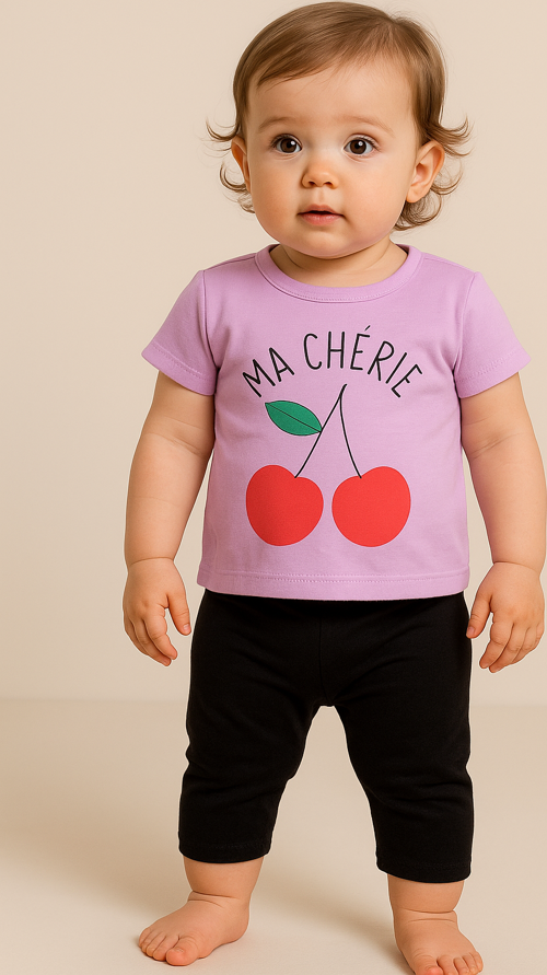 MA CHERIE 2 Lİ KIZ BEBEK TAKIM 4971
