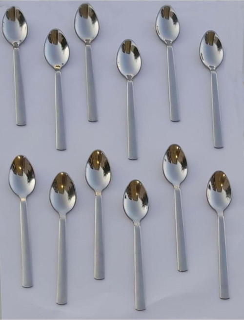 24 Adet Paslanmaz Lüx Çay Kaşığı Çubuk Çay Kaşığı