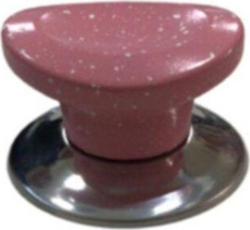 Tencere Tava Tepesi Cam Kapak Tutacağı Pembe