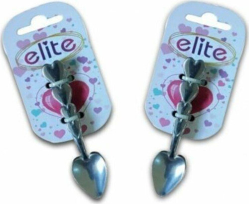 Elite Çay Kaşığı Kalpli 6Lı 2 Paket Paslanmaz Çelik