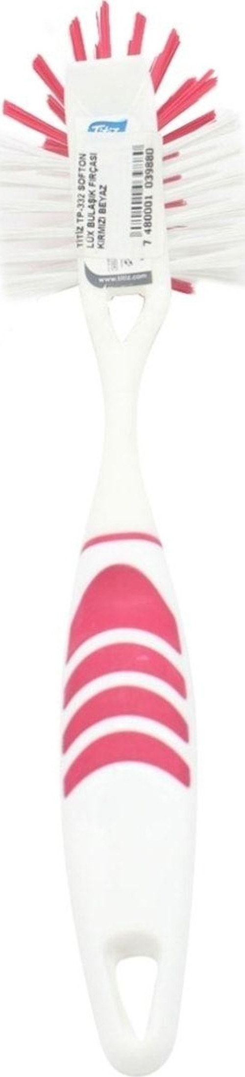 Tp-332 Softon Lüx Bulaşık Fırçası Kırmızı Beyaz-49