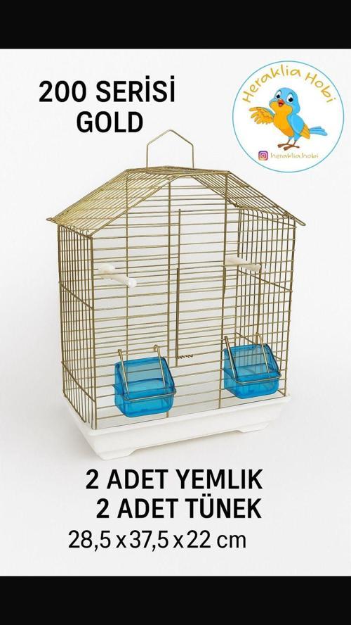 200 Serisi Gold Kuş Kafesi