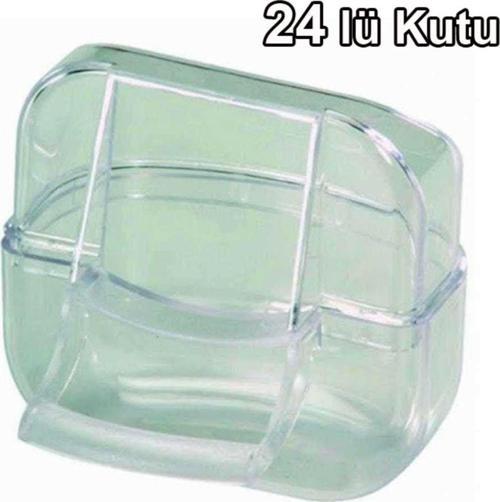 24 Adet Lüx Kristal Kuş Yemliği