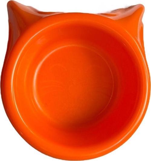 Plastik Kedi Kulaklı Mama Ve Su Kabı 400 Ml