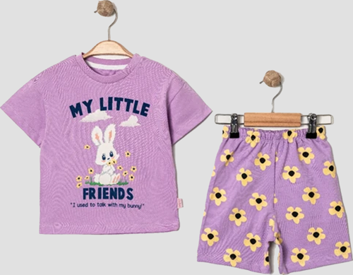 MY LİTTLE TAVŞAN 2 Lİ KIZ ÇOCUK TAKIM 4857