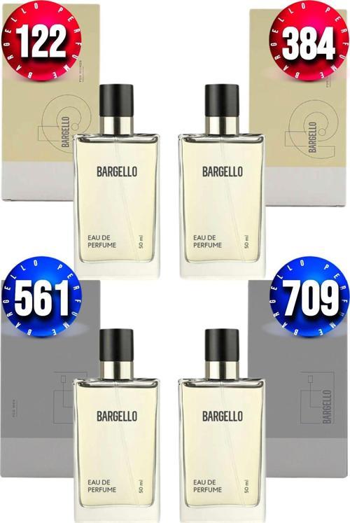 (122 Oriental + 384 Floral) Kadın Parfüm + (561 Fresh + 709 Oriental) Erkek Parfüm 50 Ml EDP