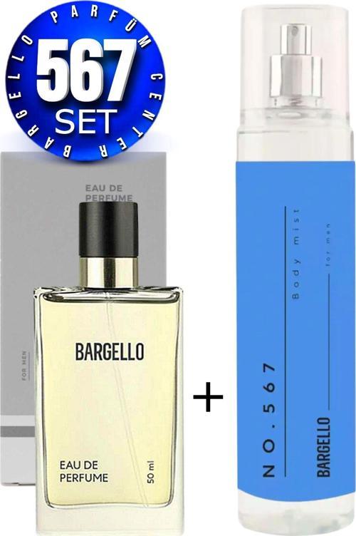 567 Erkek Parfüm Fresh 50 Ml EDP + Bargello 567 Vücut Spreyi 210 Ml