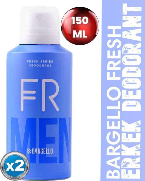 (2ADET) Parfümlü Yüksek Kalıcılık Erkek Deodorant Fresh 150 Ml