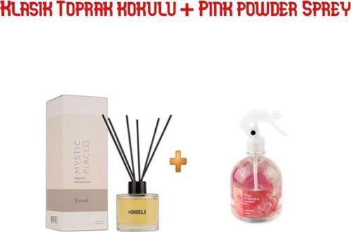 Classic Place Toprak 120 Ml + Pınk Powder 500 Ml Plastik Sprey Ortam Kokusu