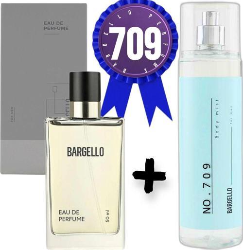 709 edp Erkek Parfüm Oriental 50 ml + Bargello No : 709 Body Mist Oriental 210 Ml Edt