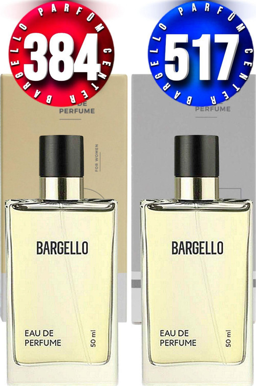 384 Kadın Parfüm Floral 50 ML EDP + Bargello 517 Erkek Parfüm Woody 50 Ml EDP