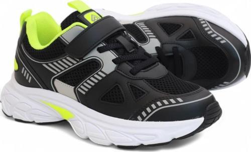 2129-Pepino Anatomik Tabanlı Ultra Hafif Unisex Çocuk Günlük Yürüyüş&Koşu Ayakkabısı - NKT02129-siyah-sarı-35