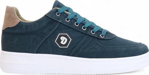 2196-Dakırs Anatomik Tabanlı Erkek Keten Kumaşlı Sneakers Ayakkabı - NKT02196-petrol-yeşil-41