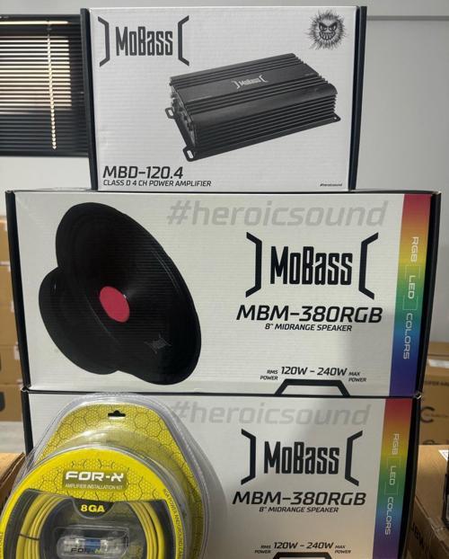 MBM-380RGB 20CM MİDRANGE SES SİSTEMİ