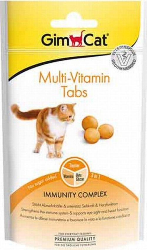 Multi Vitamin Tabs Kedi Ödül Tableti 40 gr