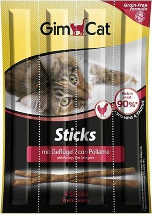Sticks Kümes Hayvanı Etli Tahılsız Ödül Çubukları 4lü 20 gr