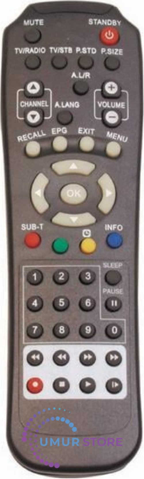 60040 Uydu Alıcı Kumandası